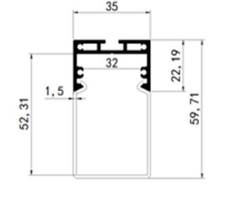 線型鋁條燈-訂製品